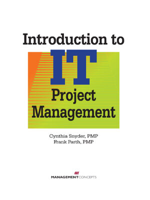 cover image of Introduction to IT Project Management